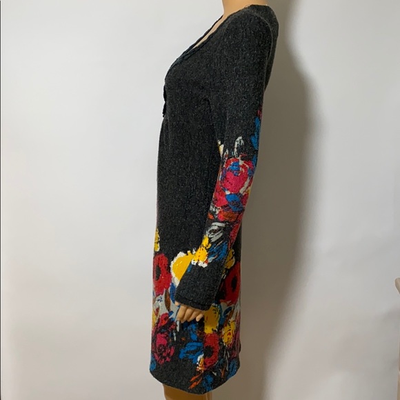 Coco & Tashi Knitted Floral Print dress size M - Picture 6 of 10